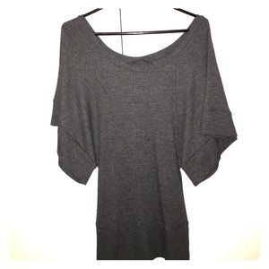 Metropark dark charcoal gray tunic.