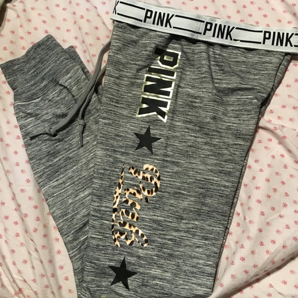 Sold local 💖 VICTORIA SECRET MARL GREY JOGGERS
