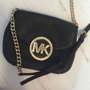 Black & Gold Michael Kors Purse