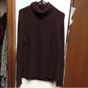 Old Navy plum turtleneck