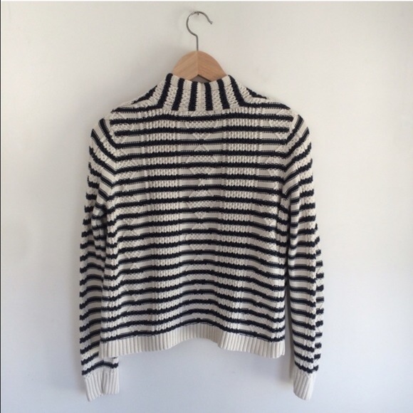 BANANA REPUBLIC cotton cable knit cardigan