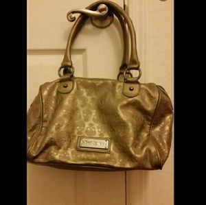 Gun metal w/skulls Betsy Johnson