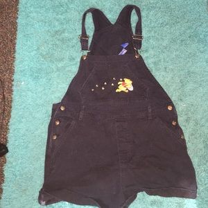 FINAL REDUCTION vintage Whinnie The Pooh overalls