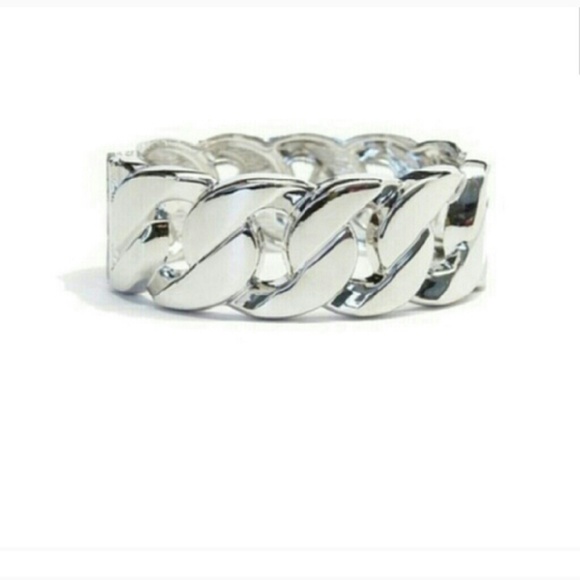 Silver Chain Link Bracelet