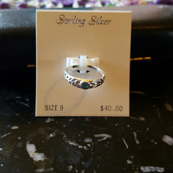 Nwt sterling silver turquoise ring