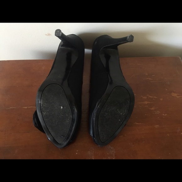 Satin Rose Peep Toe - Picture 4 of 4