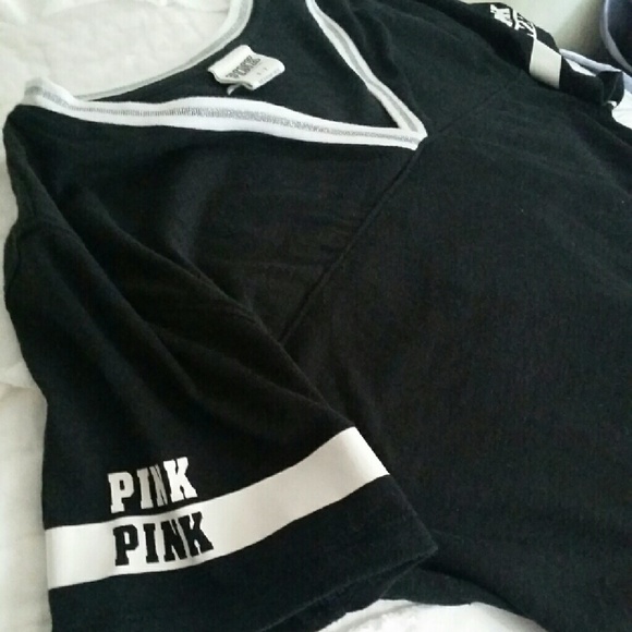 PINK Victoria's Secret Tops - 💕1HR SALE💕VS PINK V-Neck Shirt
