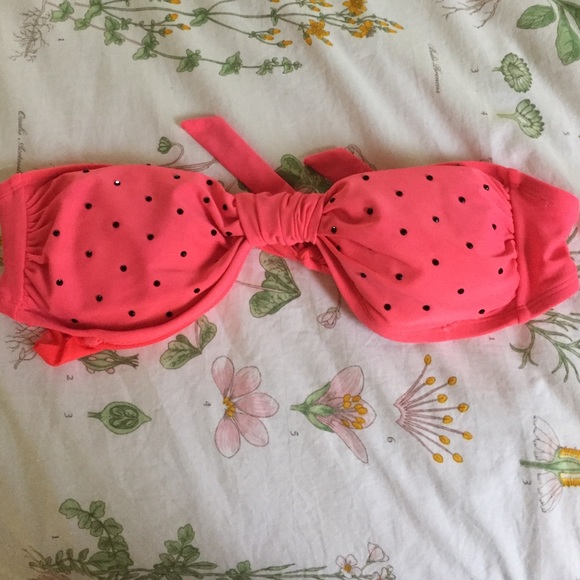 Pink bandeau top