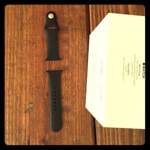 Authentic 38mm Apple Watch Band (black)