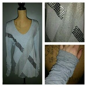 Embellished Long sleeve Tee