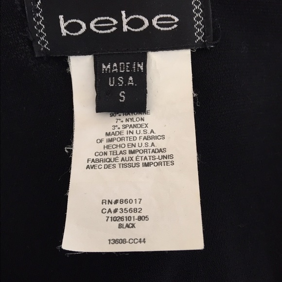 Bebe Tunic Blouse 🔎Straight hem, not asymmetrical - Picture 3 of 4