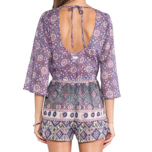 Lavender RVCA Romper - Picture 2 of 4