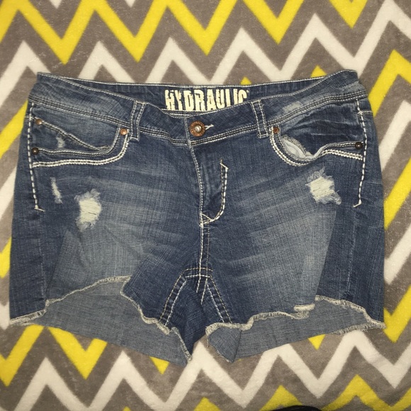 Hydraulic Jean Shorts