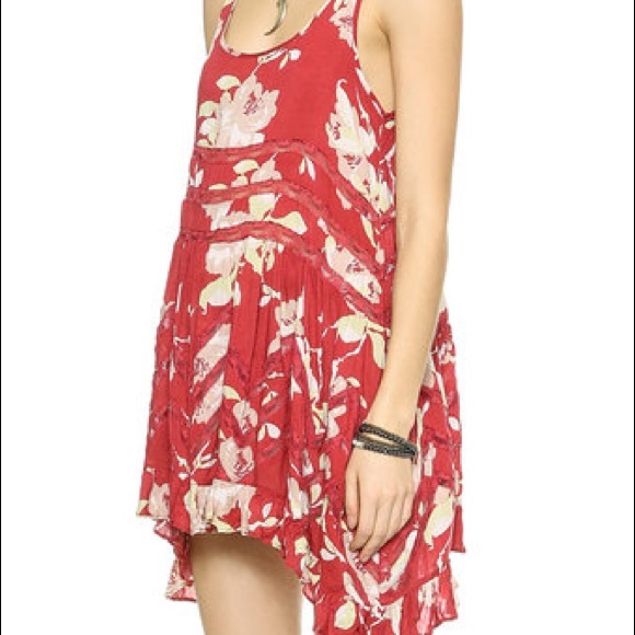 Free People "antique rose" trapeze slip - Picture 2 of 4