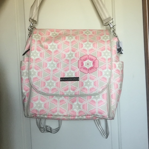 petunia pickle bottom pink diaper bags