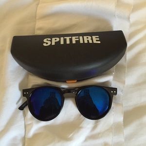Barely worn blue SPITFIRE teddy boy sunglasses