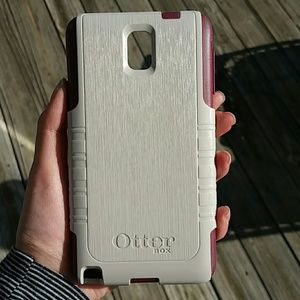 burgundy&beige otterbox case for galaxy note 3