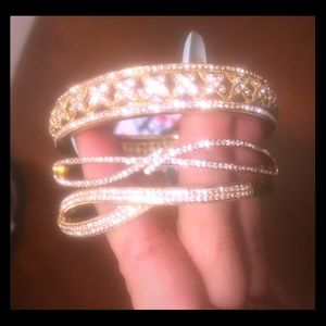 Zales Bangle Formal 18K Gold Bracelets