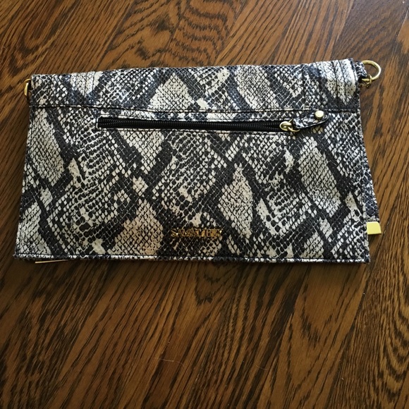 Sam & Libby Snakeskin Clutch