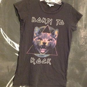 Born To Rock Cat T-Shirt