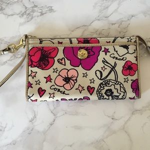 Coach Poppy wristlet