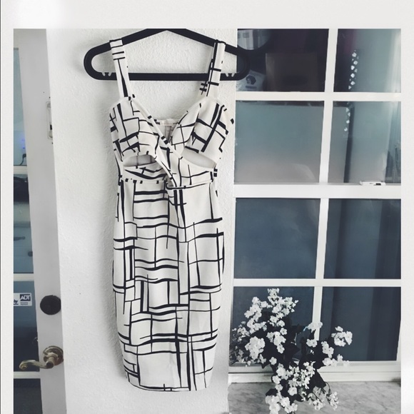 Black & White Agaci Dress