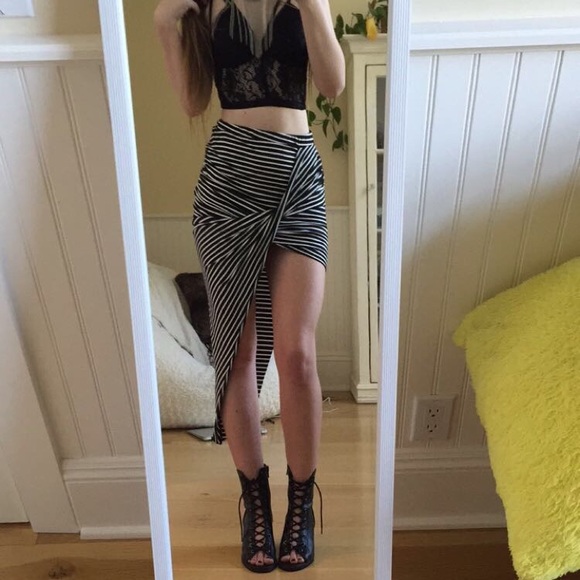 Striped High Low skirt from Windsor