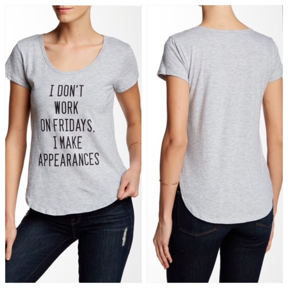I Don't Work On Fridays, I Make Appearances Tee M - Picture 2 of 2