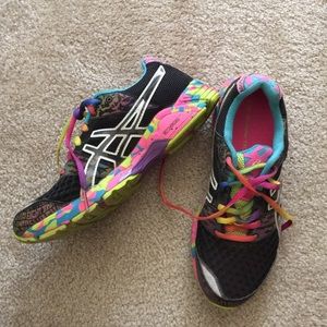 Rainbow Asics Running Sneakers