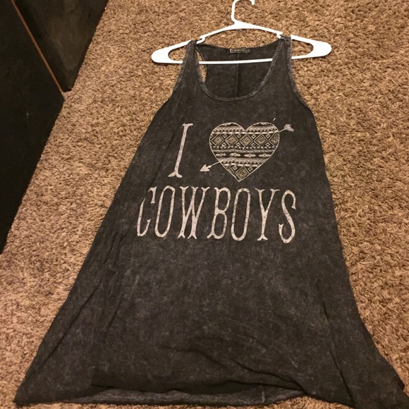 Comfortable " I love Cowboys " dress - Picture 1 of 4