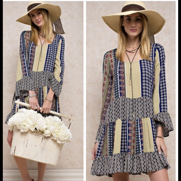 •boho shift dress• - Picture 2 of 2