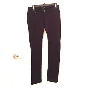 Black super skinny jeggings