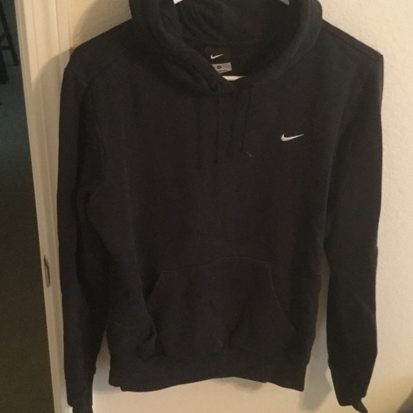 Nike black hooded sweatshirt medium