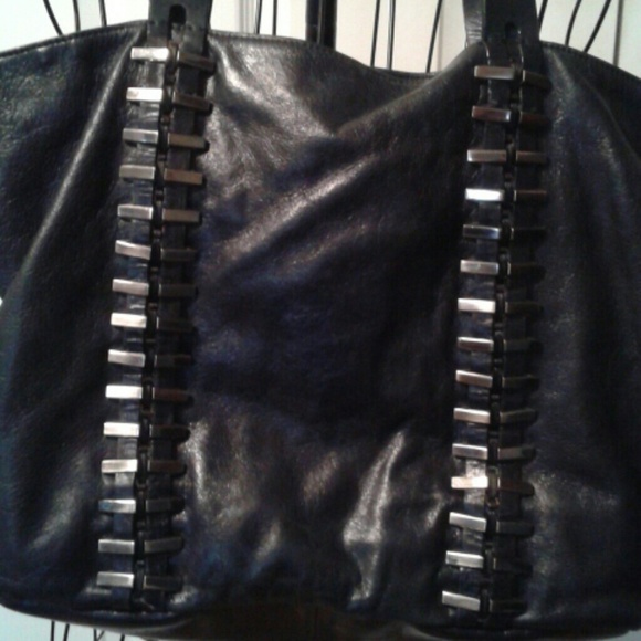 7 for all Mankind black large tote - Picture 2 of 4