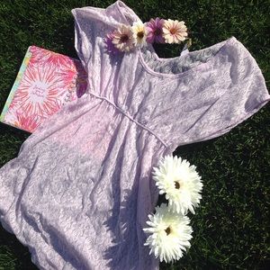 🌄 PURPLE Free People lace dress/cover up🌄