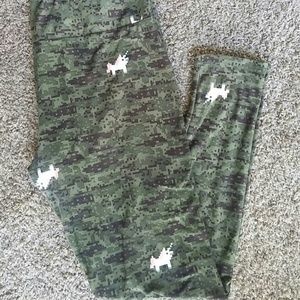 Lularoe Legging Unicorn/camo print