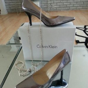 3 inch "Dolly Mirror Metal" Sling-Backs