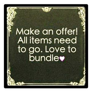 Accepting all reasonable offers!