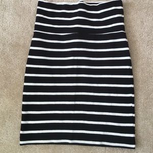 Striped skirt