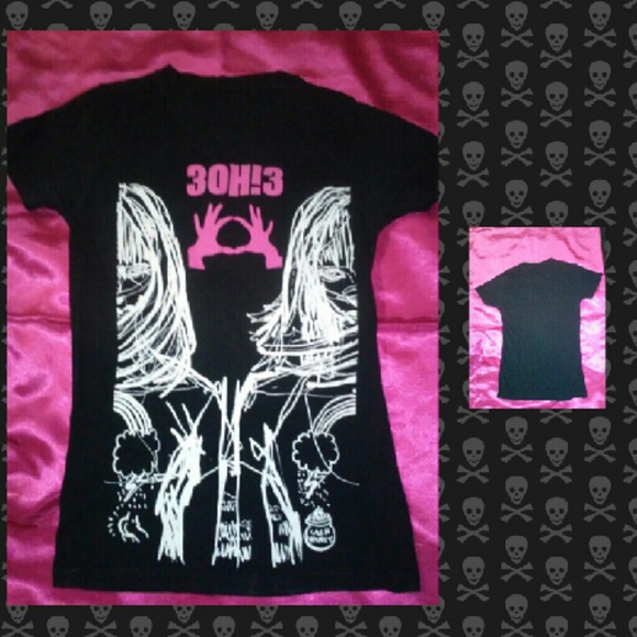 Tops | 3oh3 Shirt | Poshmark
