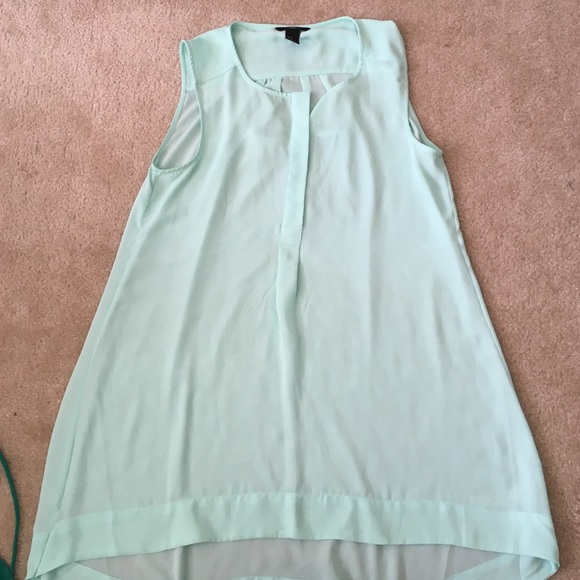 Long light blue tunic