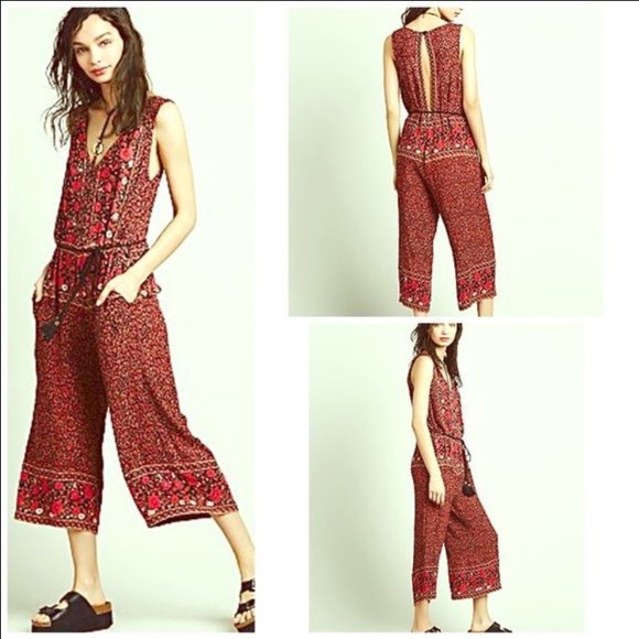 Free People Pants - Free People Floral Jumpsuit