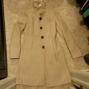 J Crew tan coat
