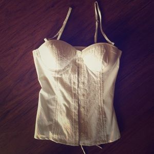 Guess white Corset Top