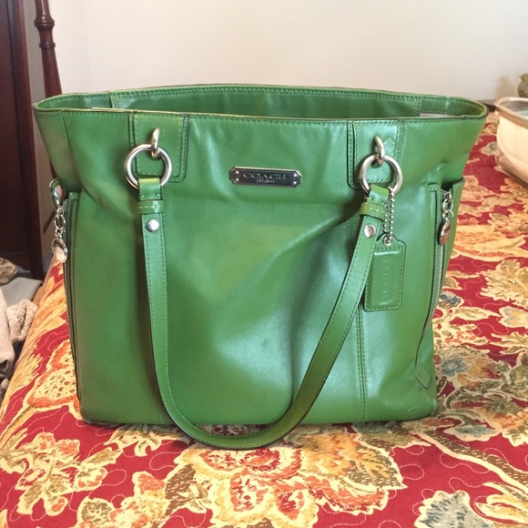 Green Coach Purse
