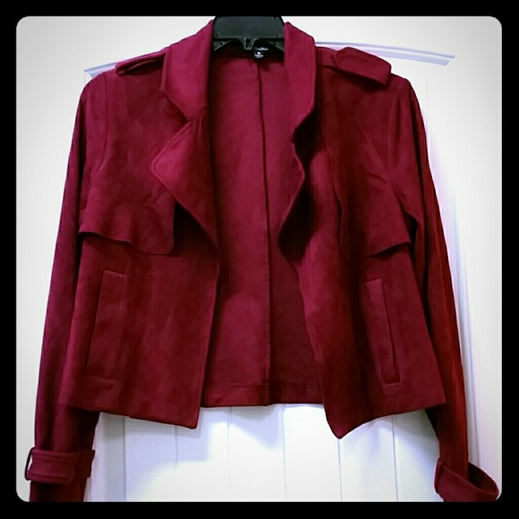 Burgundy Contemporary Jacket