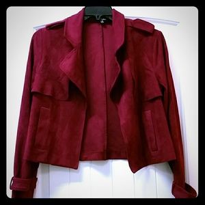 Burgundy Contemporary Jacket