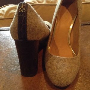 Wool Coach heels size 7.5