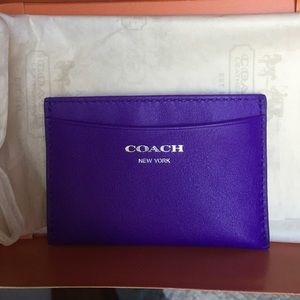 Coach card holder