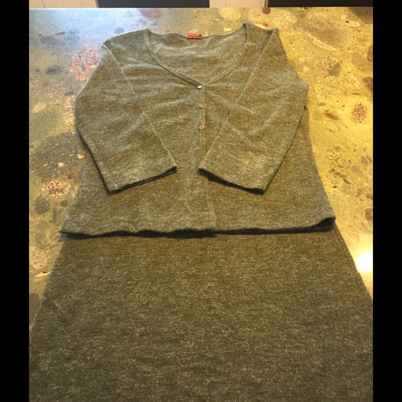 Dress and sweater set